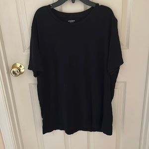 Plain black short sleeve shirt, size XL, condition is good